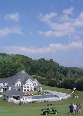 Wind Mast Test in Western North Carolina